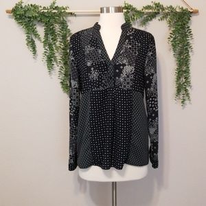 Zara Printed Top Size Medium
